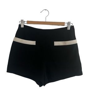 Black , Beige Party Shorts Size S